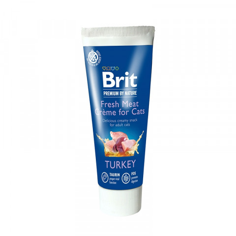 Brit premium by nature Паста из индюшки с печенью для кошек
