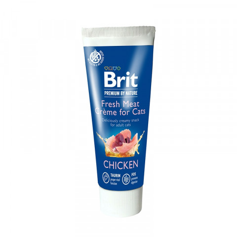 Brit premium by nature Паста из цыпленка с печенью для кошек