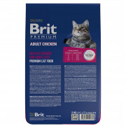 Brit Premium Cat Adult Chicken для взрослых кошек Курица и куриная печень