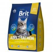 Brit Premium Cat Adult Salmon для взрослых кошек Лосось в соусе