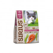 SIRIUS корм сухой для кошек Лосось и рис