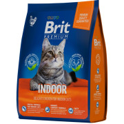 Brit Premium Cat Indoor корм сухой для кошек домашнего содержания, курица