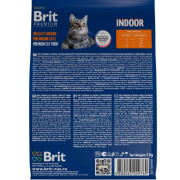 Brit Premium Cat Indoor корм сухой для кошек домашнего содержания, курица
