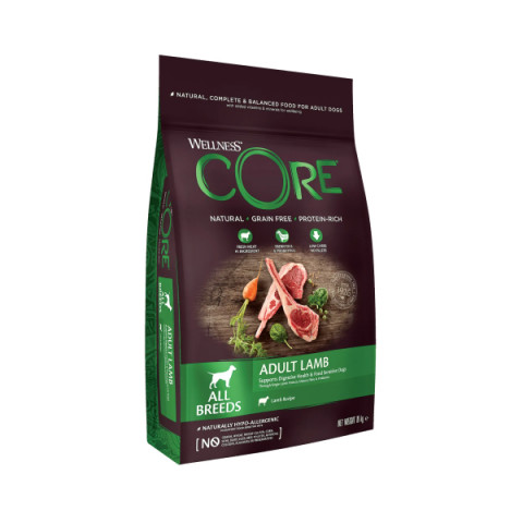 CORE корм сухой для взрослых собак всех пород из ягненка с яблоком
