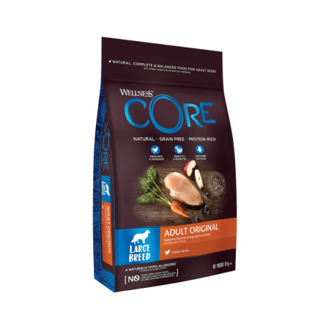 CORE корм сухой для взрослых собак крупных пород из курицы