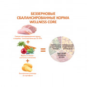 CORE корм сухой для взрослых собак мелких пород из индейки с курицей