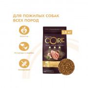 CORE корм сухой для пожилых собак всех пород из индейки с курицей