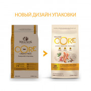 CORE корм сухой для стерилизованных кошек и кастрированных котов из курицы с индейкой
