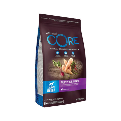 CORE корм сухой для щенков крупных пород из курицы