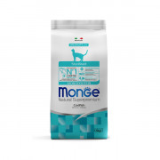 Monge Cat Monoprotein Sterilised Merluzzo корм сухой для стерилизованных кошек с треской