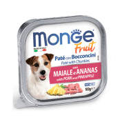 Monge Dog Fruit корм консервированный для собак свинина с ананасом