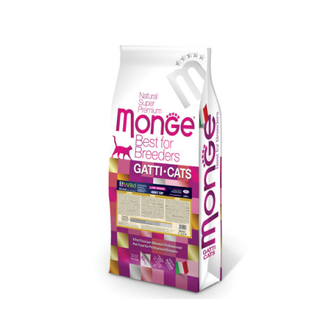Monge PFB Cat BWild LOW GRAIN корм низкозерновой сухой для взрослых кошек из мяса зайца