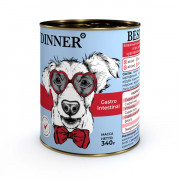 Best Dinner Exclusive Vet Profi Gastro Intestinal корм консервированный для собак и щенков с 6 месяцев с чувствительным пищеварением, профилактика заболеваний ЖКТ, конина