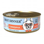 Best Dinner Exclusive Vet Profi Mobility корм консервированный для собак и щенков с 6 месяцев профилактика заболеваний опорно-двигательной системы, ягненок с сердцем