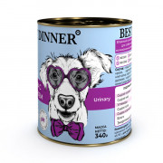 Best Dinner Exclusive Vet Profi Urinary корм консервированный для собак и щенков с 6 месяцев профилактика мочекаменной болезни, говядина с картофелем