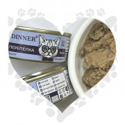 Best Dinner Exclusive Vet Profi Renal корм консервированный для кошек и котят с заболеваниями почек, паштет перепелка с рисом
