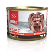 Blitz Sensitive Small Breed Beef with Pumpkin корм консервированный для собак мелких пород всех возрастов с говядиной и тыквой