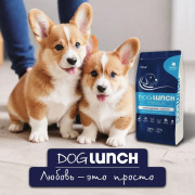 DogLunch Premium корм сухой для щенков средних и крупных пород, с индейкой