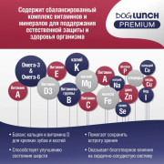 DogLunch Premium корм сухой для собак средних и крупных пород, с говядиной