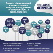 DogLunch Premium корм сухой для собак средних и крупных пород, с говядиной и рисом