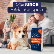 DogLunch Premium корм сухой для собак средних и крупных пород, с ягненком и рисом