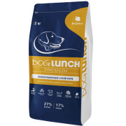 DogLunch Премиум корм сухой для собак средних и крупных пород с индейкой