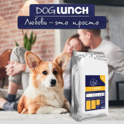 DogLunch Premium корм сухой для собак средних и крупных пород, с индейкой