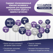 DogLunch Premium корм сухой для собак средних и крупных пород, с индейкой и рис