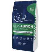 DogLunch Премиум корм сухой для собак средних и крупных пород мясное ассорти