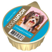 DogLunch консервы для собак крем-суфле с птицей и рисом ламистер