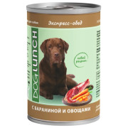 DogLunch Экспресс обед консервы для собак c бараниной и овощами
