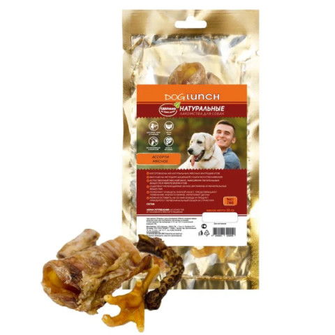 DogLunch лакомство для собак ассорти мясное
