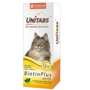 Unitabs BiotinPlus Паста витаминно-минеральный комплекс для кошек для кожи и шерсти