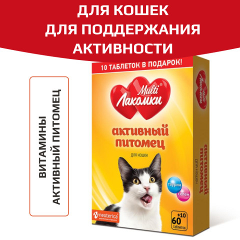 MultiЛакомки лакомство Активный питомец для кошек
