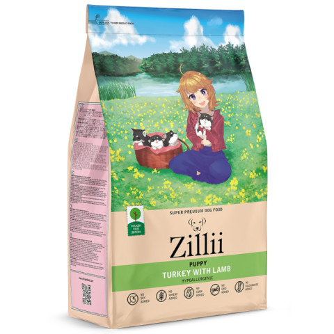 ZILLII Puppy сухой корм для щенков индейка с ягнёнком