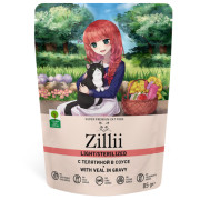 ZILLII Sterilized Light Cat Veal корм консервированный для стерилизованных кошек телятина в соусе