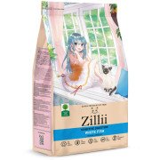 ZILLII Sensitive Digestion Cat сухой корм для взрослых кошек с чувствительным пищеварением белая рыба