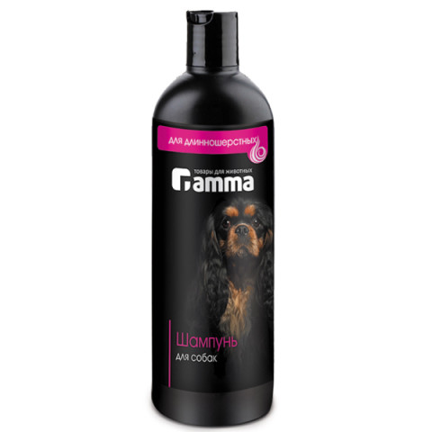 Gamma шампунь для собак длинношерстных распутывающий