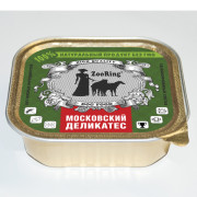 ZooRing корм консервированный для собак паштет московский деликатес