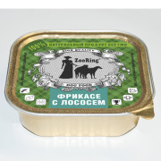 ZooRing корм консервированный для собак паштет фрикасе с лососем