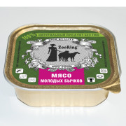 ZooRing корм консервированный для собак паштет мясо молодых бычков