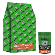 ZooRing Active Dog корм сухой для взрослых активных собак средних и крупных пород, учитывает их потребность в повышенной энергии, лосось с хондрозащитными агентами