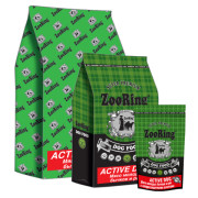 ZooRing Active Dog корм сухой для взрослых активных собак средних и крупных пород, учитывает их потребность в повышенной энергии, мясо молодых бычков