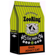 ZooRing Adult Cat Duck корм сухой для кошек с пребиотиком утка