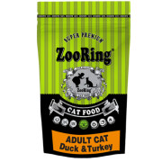 ZooRing Adult Cat Duck&Turkey корм сухой с пребиотиком для кошек утка и индейка