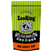 ZooRing Adult Big Cat корм сухой с глюкозамином и хондроитином для кошек индейка