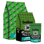 ZooRing Junior 3 корм сухой для юниоров средних и крупных пород с 6-7 до 15-18 месяцев, в зависимости от породы, мясо молодых бычков