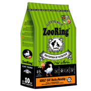 ZooRing ADULT CAT DUCK&Rosehip корм сухой для взрослых кошек утка с шиповником