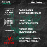 Grandorf Turkey Maxi корм сухой для взрослых собак крупных пород с нормальной активностью, чувствительным пищеварением или склонных к аллергии