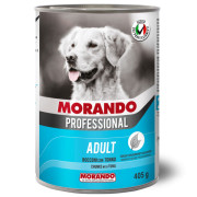 Morando Professional Adult корм консервированный для собак, с кусочками тунца